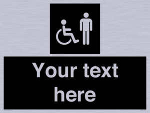 Custom information: black panel disabled and male